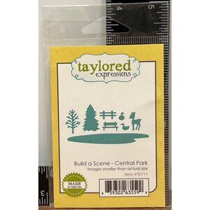 HTF TE711 Taylored Expressions Build A Scene Central Park Die Set